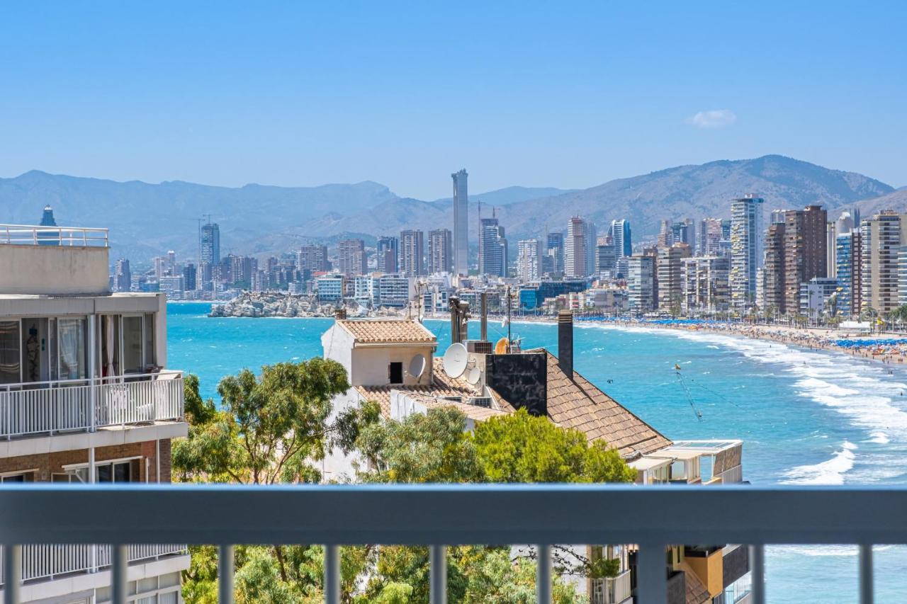 La Perla Benidorm Apartment Seaview & Pool Levante Beach Exterior foto