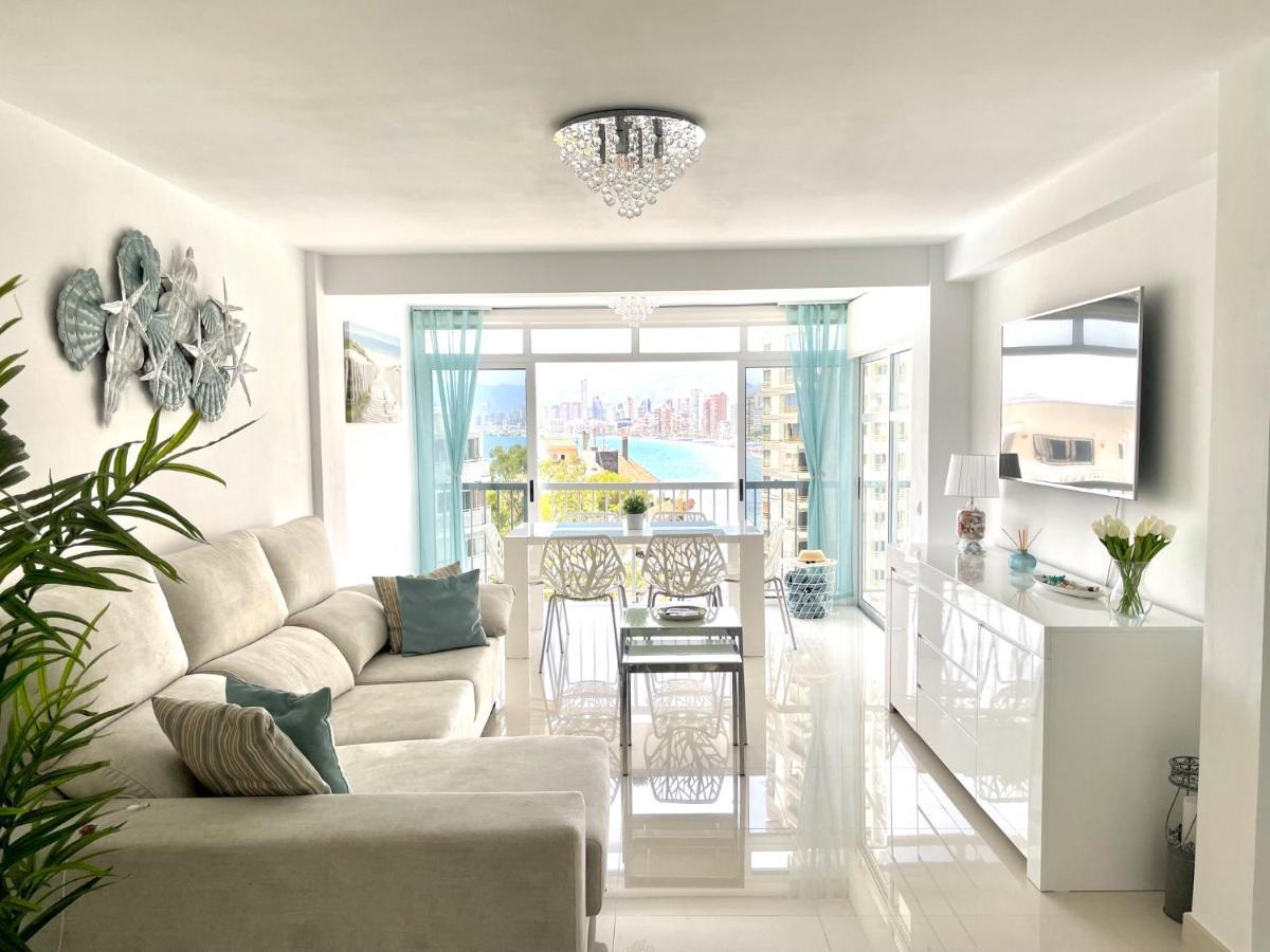 La Perla Benidorm Apartment Seaview & Pool Levante Beach Exterior foto
