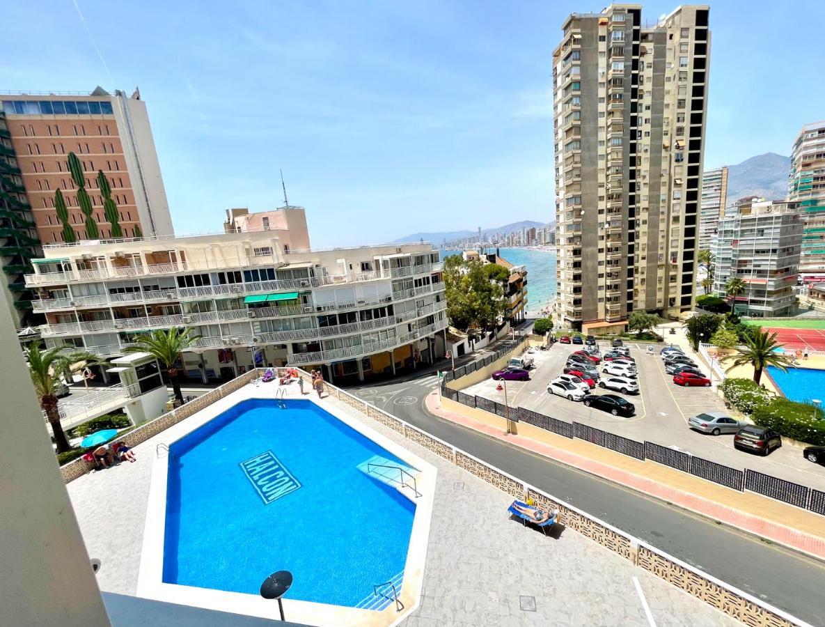 La Perla Benidorm Apartment Seaview & Pool Levante Beach Exterior foto