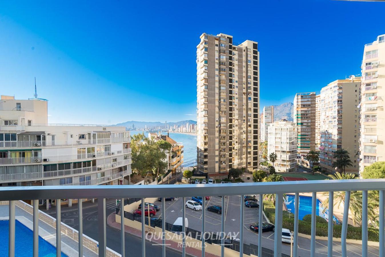 La Perla Benidorm Apartment Seaview & Pool Levante Beach Exterior foto