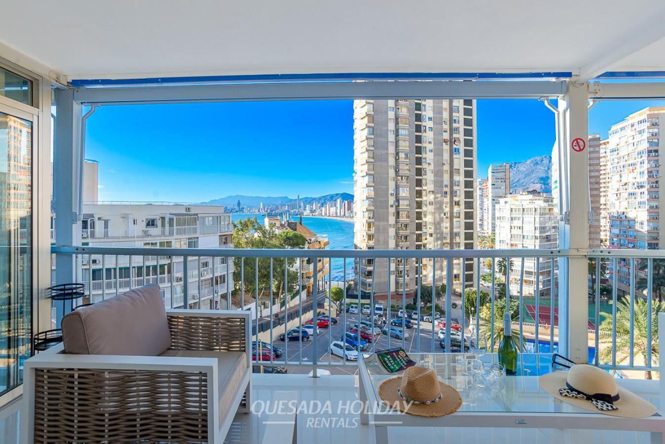 La Perla Benidorm Apartment Seaview & Pool Levante Beach Exterior foto