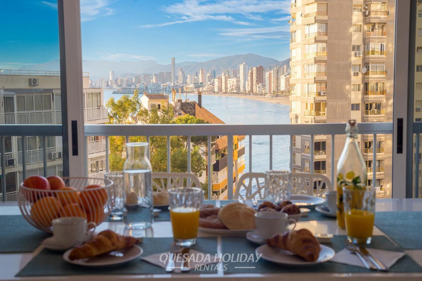 La Perla Benidorm Apartment Seaview & Pool Levante Beach Exterior foto