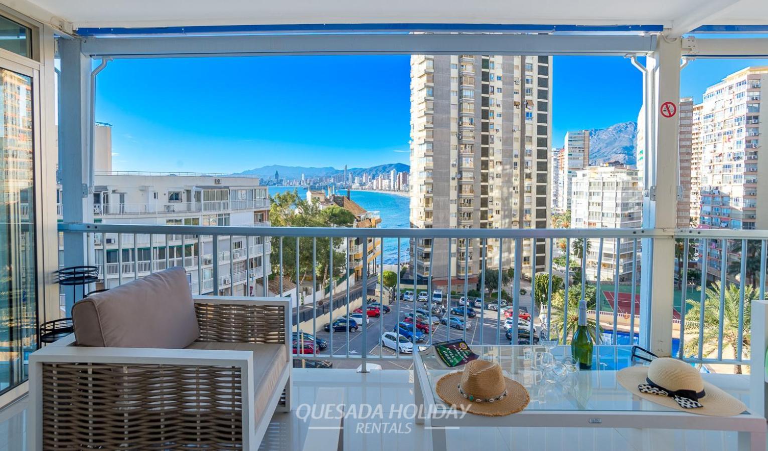 La Perla Benidorm Apartment Seaview & Pool Levante Beach Exterior foto
