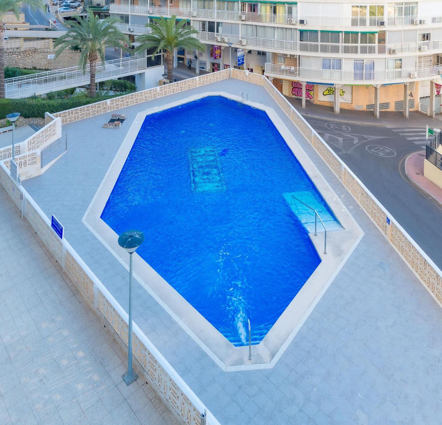 La Perla Benidorm Apartment Seaview & Pool Levante Beach Exterior foto